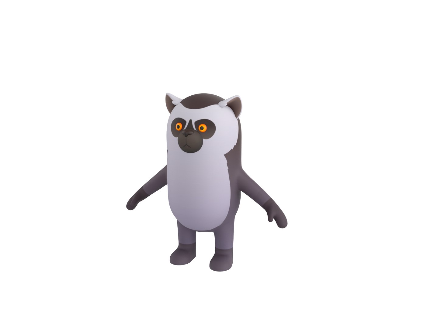 Lemur Character 3D Model - TurboSquid 2021193