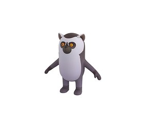 Lemur Character 3D model