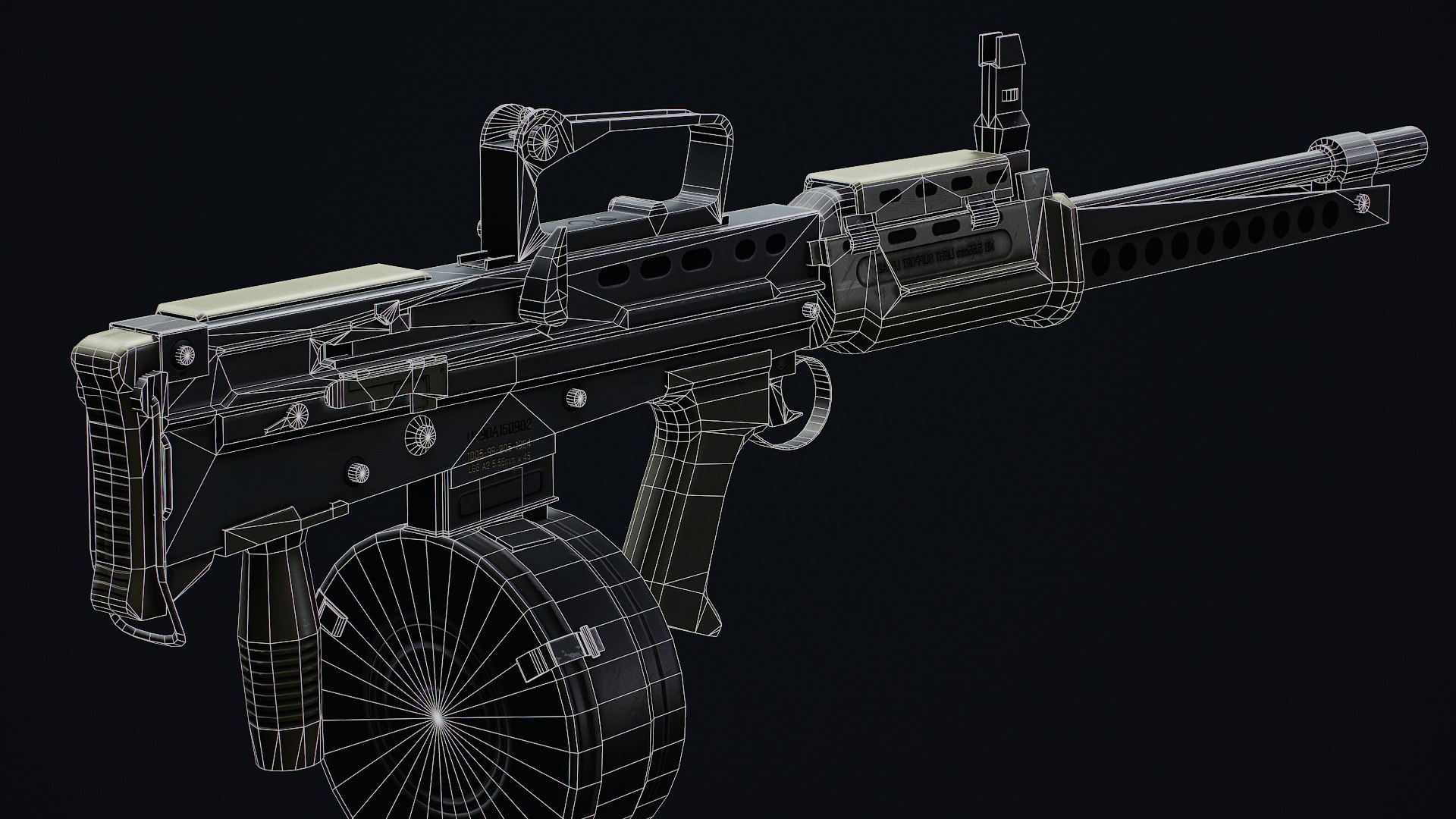 L86 LSW Rifle - Mobile Ready Low Poly 3D - TurboSquid 2283455
