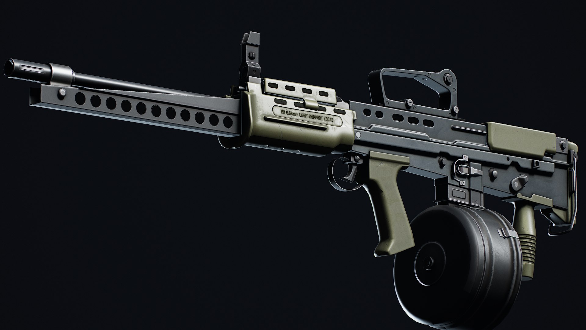 L86 LSW Rifle - Mobile Ready Low Poly 3D - TurboSquid 2283455