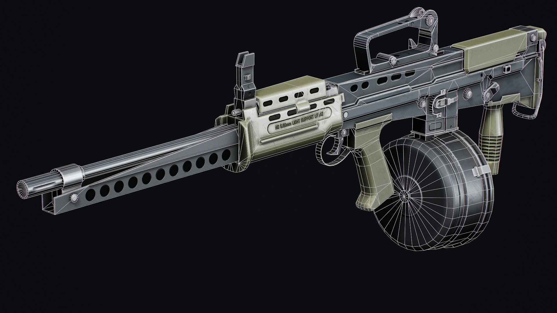 L86 LSW Rifle - Mobile Ready Low Poly 3D - TurboSquid 2283455