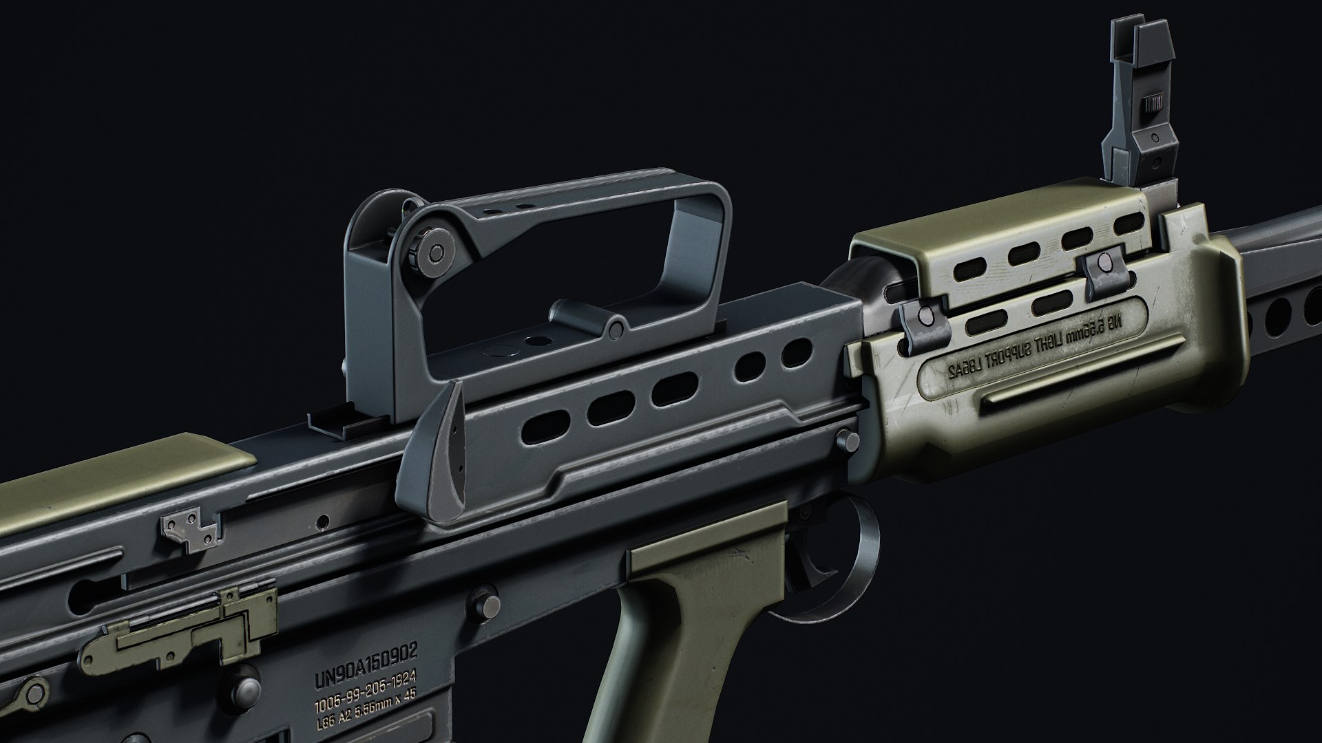 L86 LSW Rifle - Mobile Ready Low Poly 3D - TurboSquid 2283455