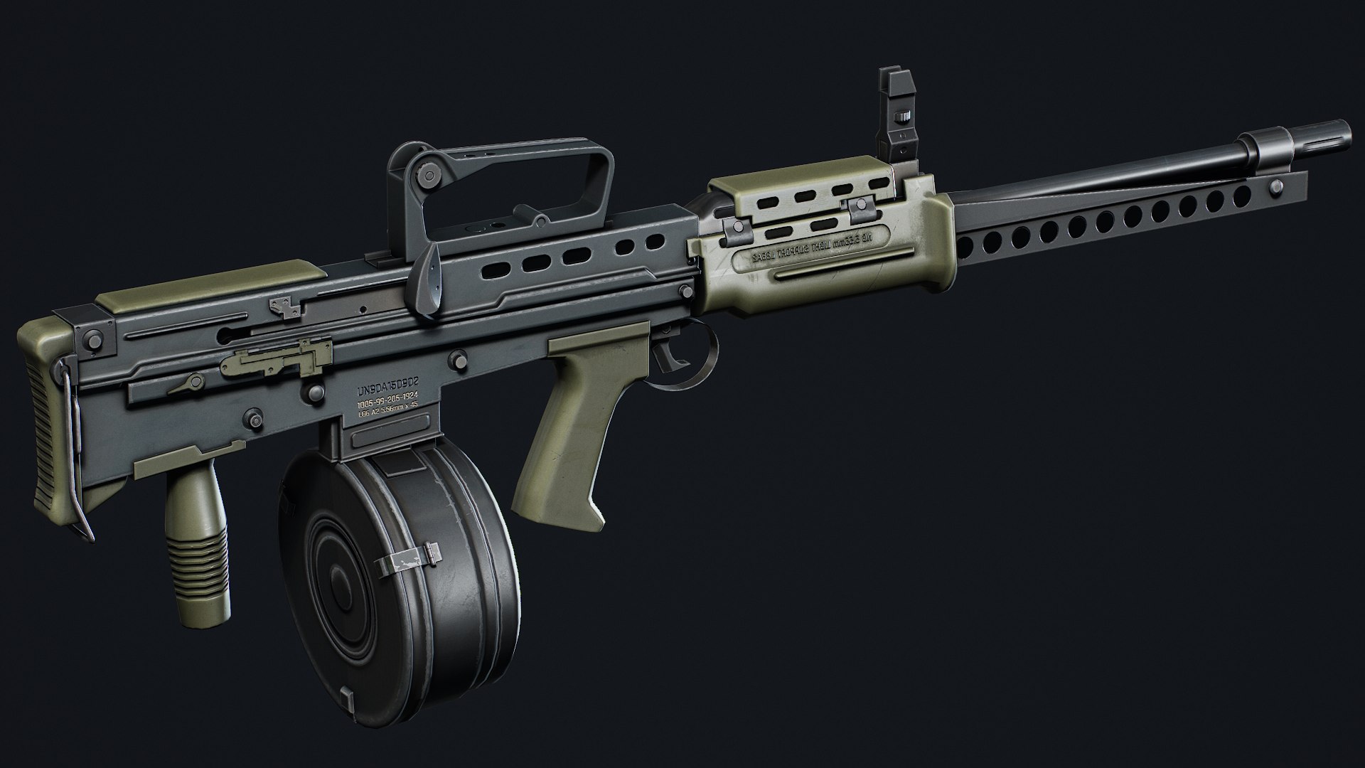 L86 LSW Rifle - Mobile Ready Low Poly 3D - TurboSquid 2283455