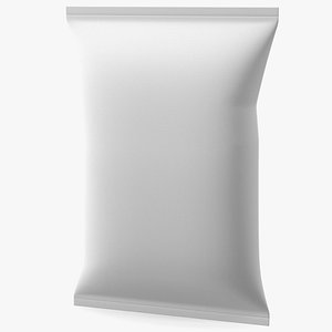 Pillow Shape Milk Packaging 3D model