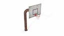 Weathered Street Basketball Hoop