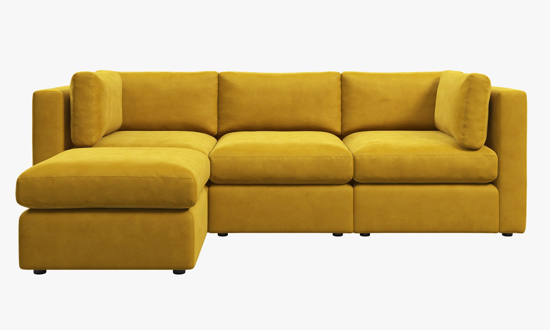 Joybird Daya Modular Sectional Sofa 3D Model TurboSquid 2067873