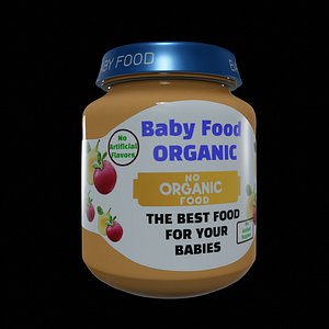 Other baby care products-Baby Food-GAME READY PBR 3D model 3D