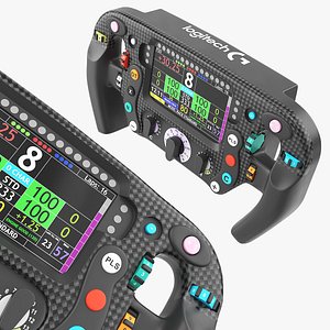 Logitech G Formula Racing Steering Wheel 3D model