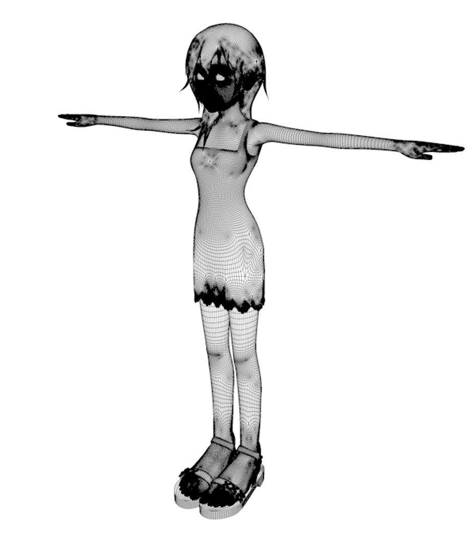 Namine Kingdom Hearts 3d Model