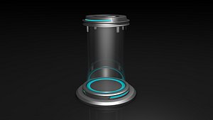 Sci Fi Liquid Container 3D model