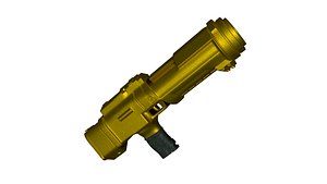 Futuristic Energy Gun Sci-Fi Game Ready PBR Weapon 3D Model 3D model 3D