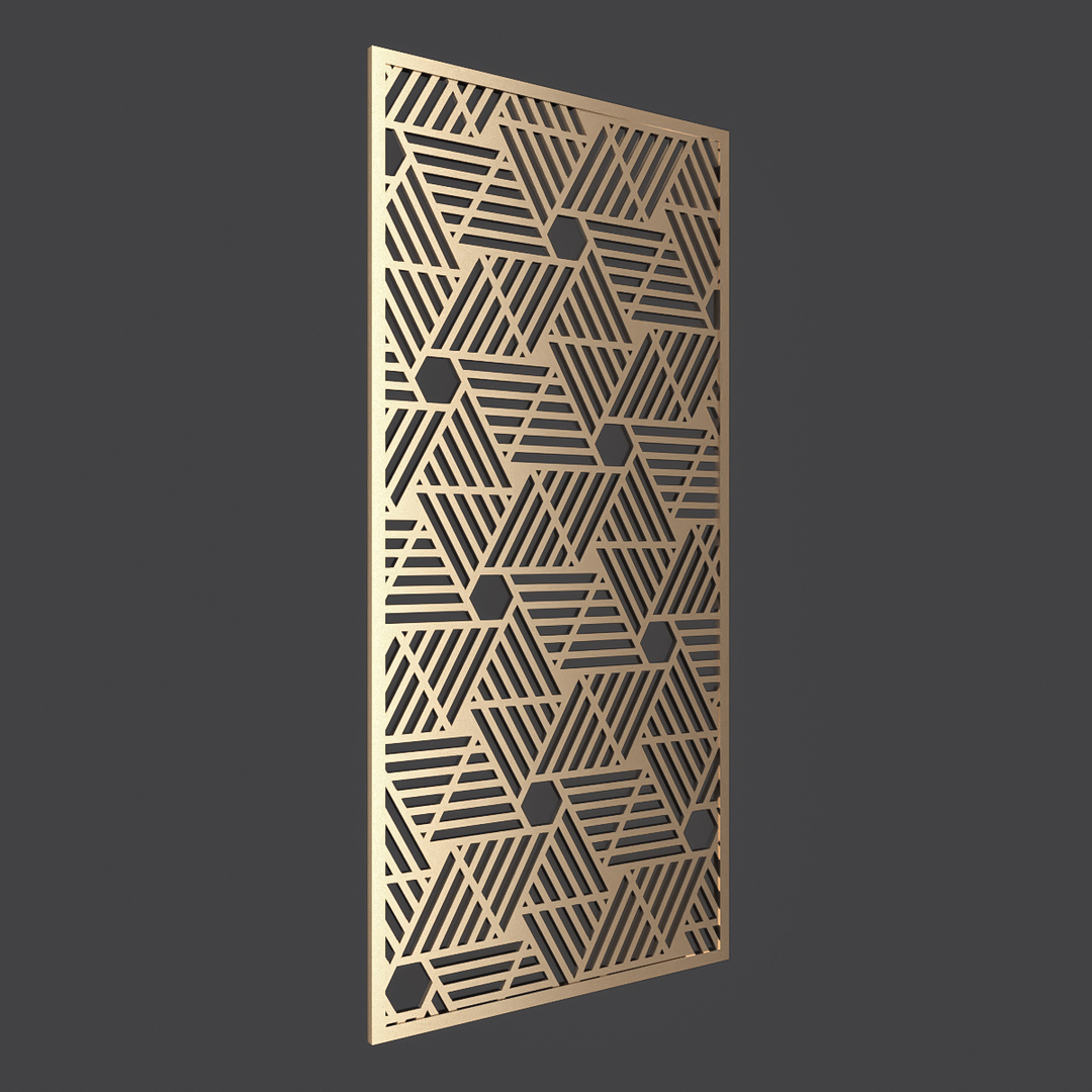 3D decorative panel model - TurboSquid 1625252