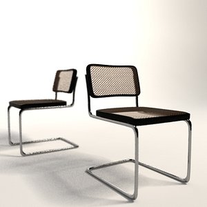 marcel breuer cesca chair 3d model