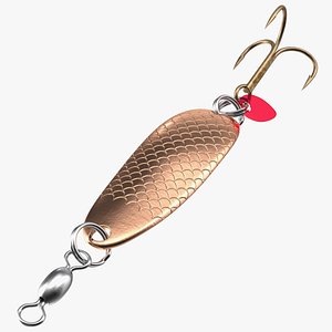Copper Trolling Spoon Lure