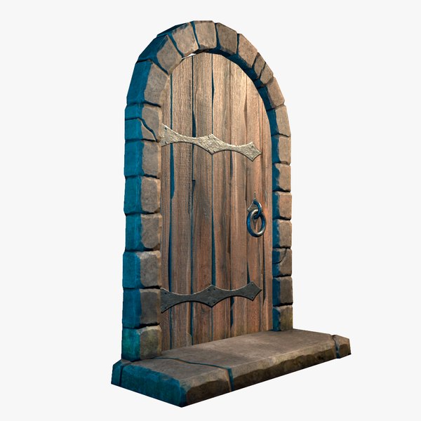 3D medieval castle door - TurboSquid 1217528