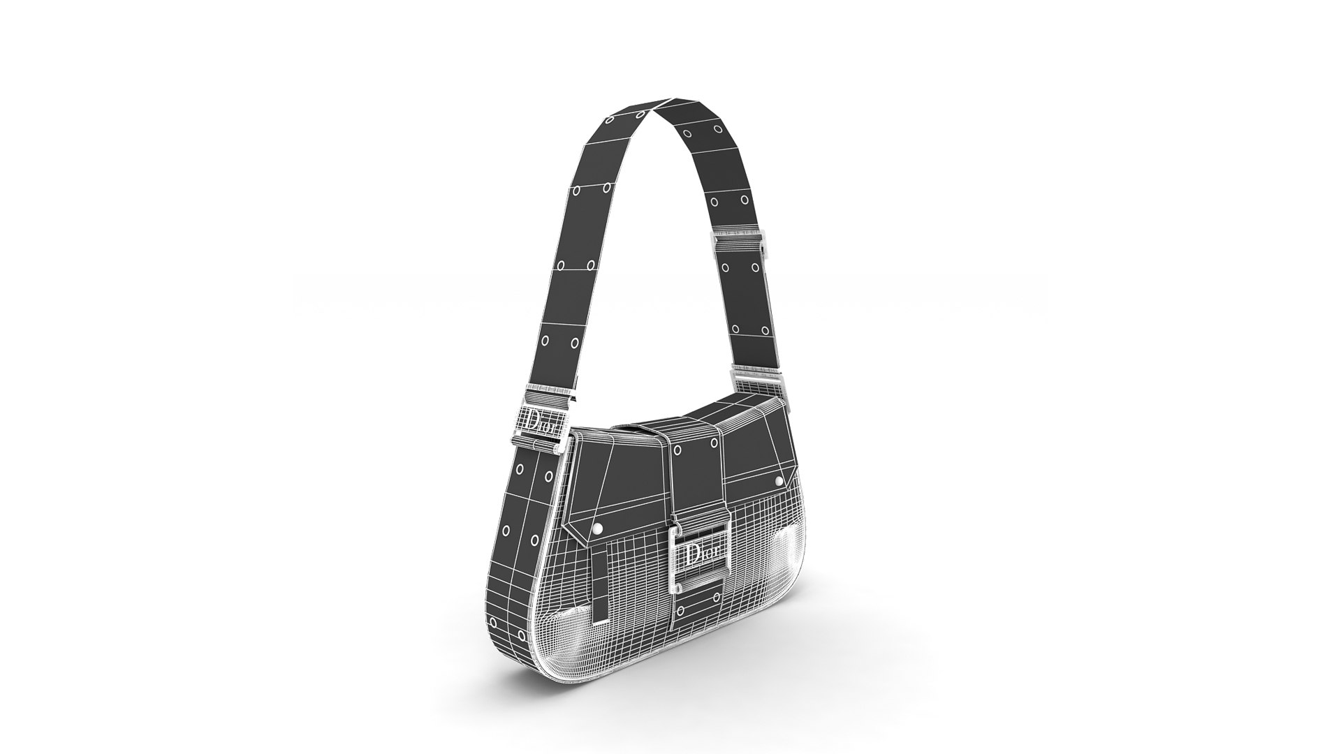 Dior Street Chic Bag Black 3D model - TurboSquid 2011201
