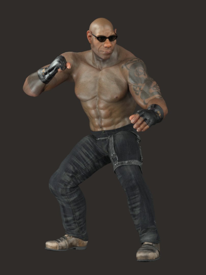Realistic Rigged Fighter Black Man Character 3D Model 3D model https://p.turbosquid.com/ts-thumb/IM/wGblxV/eI/realisticriggedfighterblackmancharacter3dmodela5/png/1725632025/1920x1080/fit_q87/acb9edb026509118080a871f73184037e9ed8bca/realisticriggedfighterblackmancharacter3dmodela5.jpg