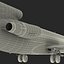 Boeing 727-200F Kelowna Rigged 3D Model