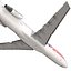 Boeing 727-200F Kelowna Rigged 3D Model