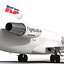Boeing 727-200F Kelowna Rigged 3D Model
