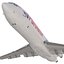 Boeing 727-200F Kelowna Rigged 3D Model
