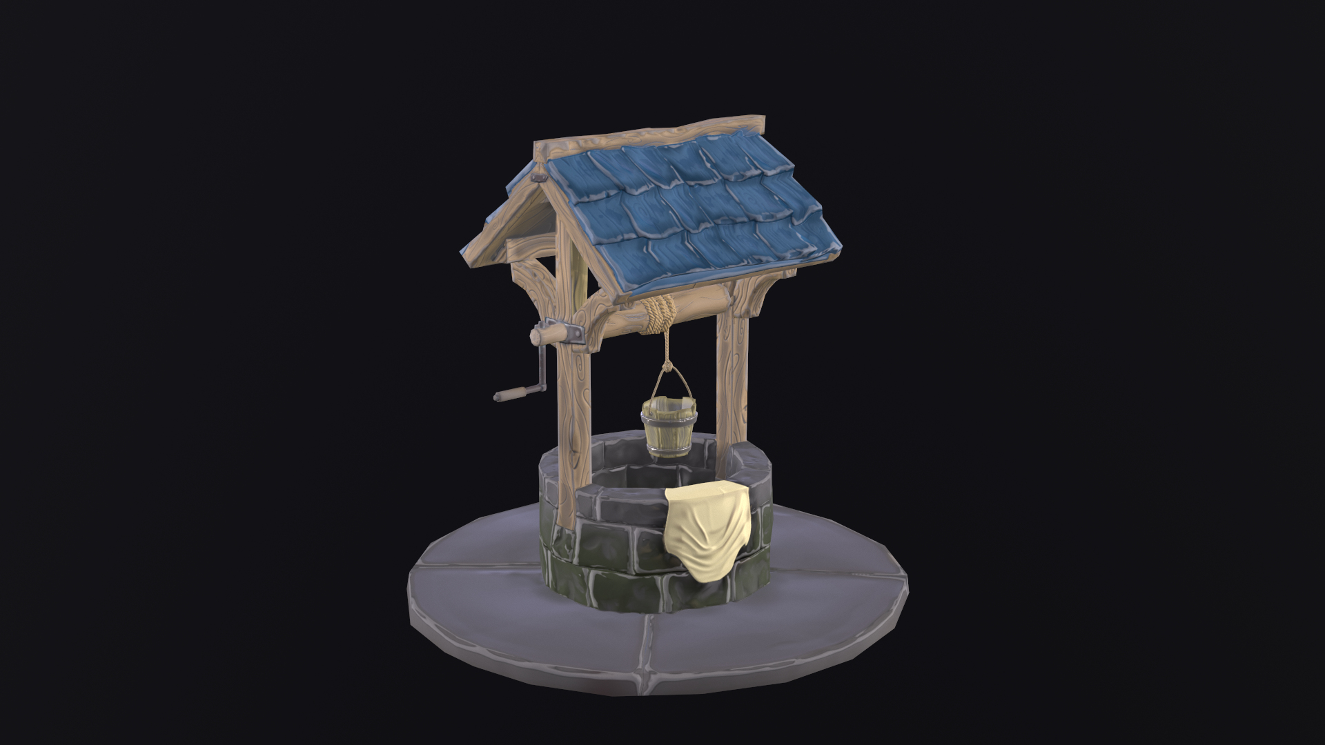 Stone Well 3D Model - TurboSquid 2286280