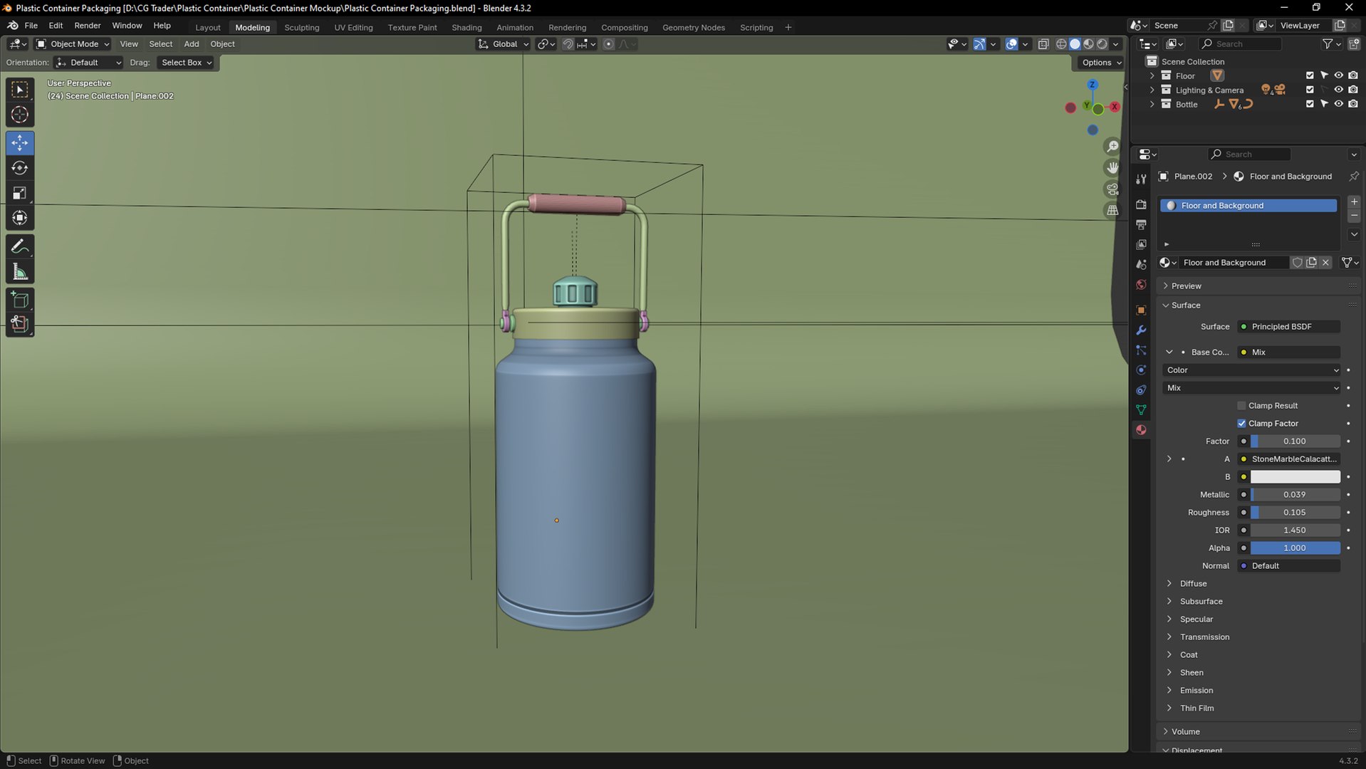 Plastic Container Packaging 3D Model - TurboSquid 2333301