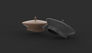 Beret Hat 3D model