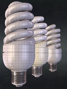 3d obj energy saving lamp