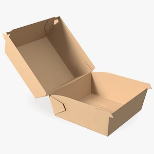 3D Open Pizza Box with Handle - TurboSquid 2086149