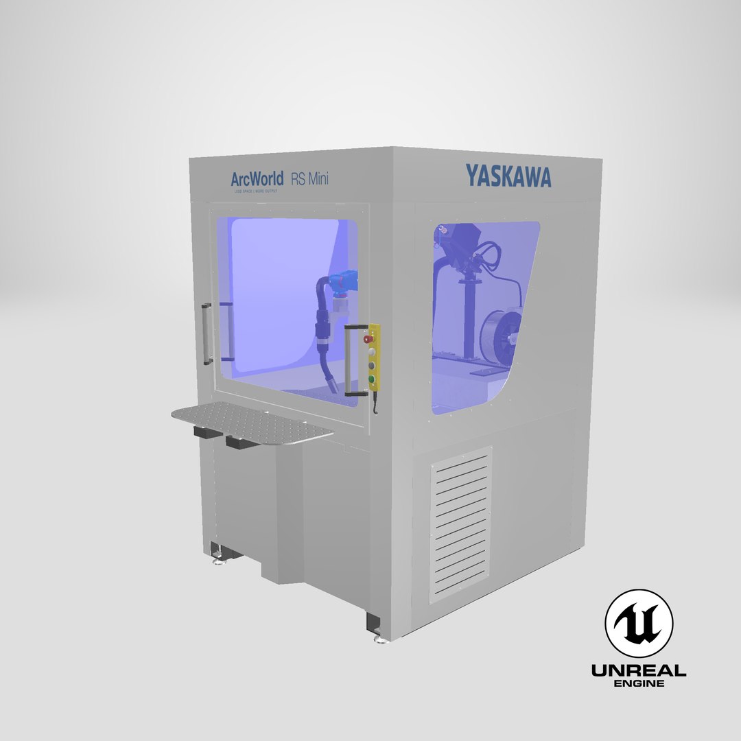 Yaskawa Motoman ArcWorld RS Mini Arc Welding Cell 3D model https://p.turbosquid.com/ts-thumb/IN/LuiHqy/wV/stemcell_unreal_render/png/1679387095/1920x1080/fit_q87/bad8b231dd266160a33912c4306ffdbdafc6e5e3/stemcell_unreal_render.jpg