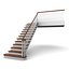 3d model wooden staircases