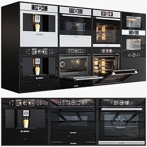 Bosch oven set 3D model