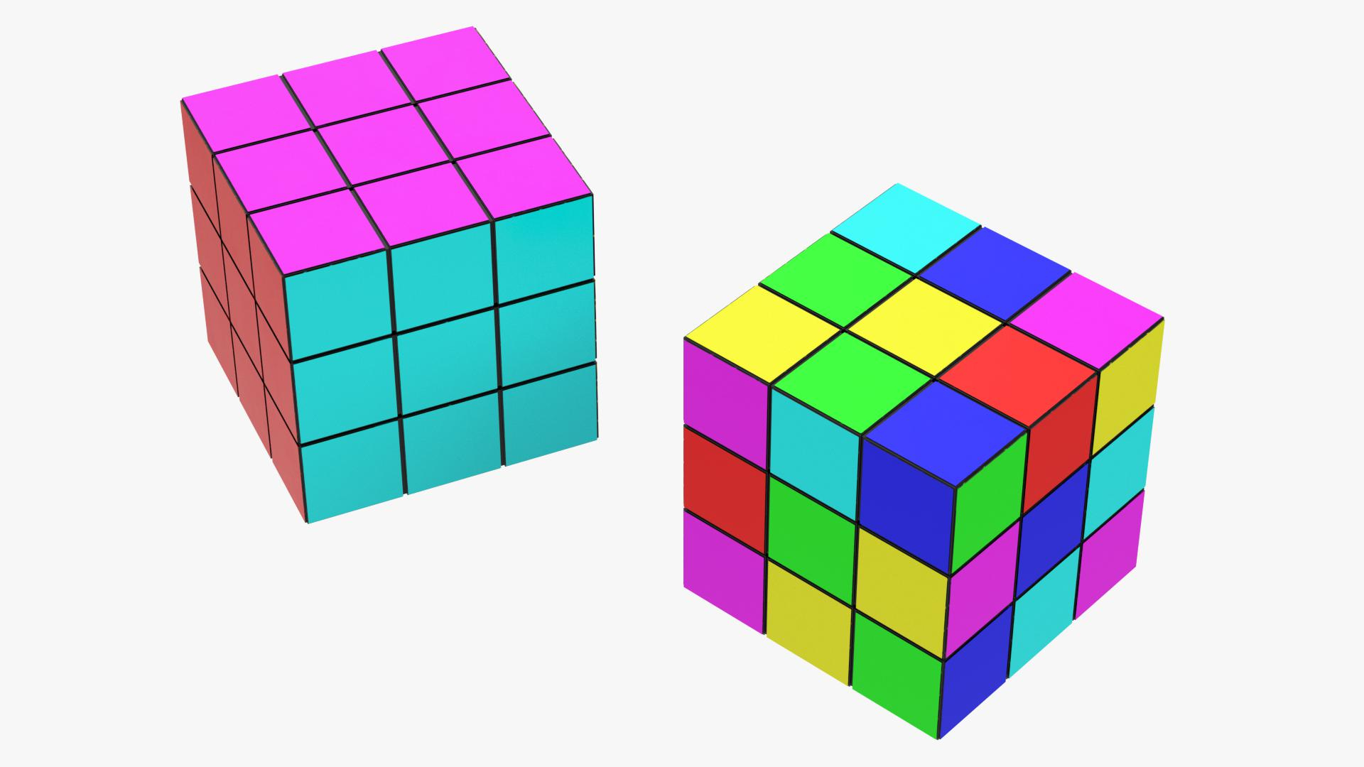 3D Rubik Cubes - TurboSquid 2112050