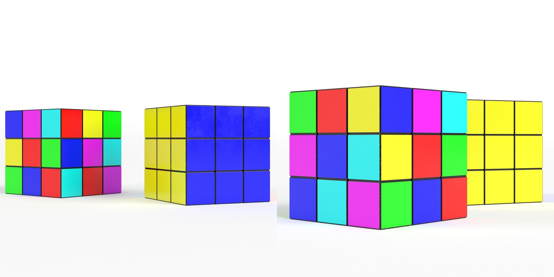 3D Rubik Cubes - TurboSquid 2112050