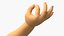 Asian Child Hand OK Pose