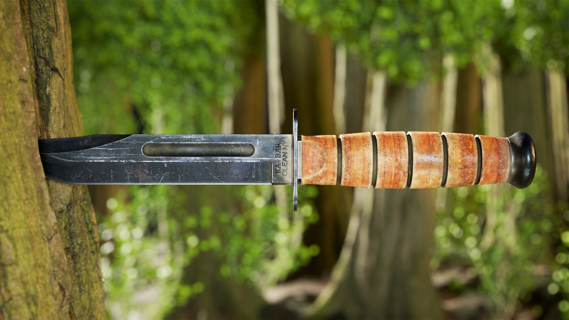 3D KABAR USMC Fighting Knife TurboSquid 1955031