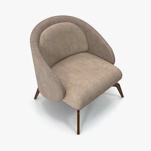 3D Retro Chair model