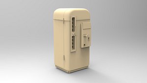 3D Vintage Vending Machine model