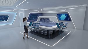 3D Technology space Exhibition Hall 