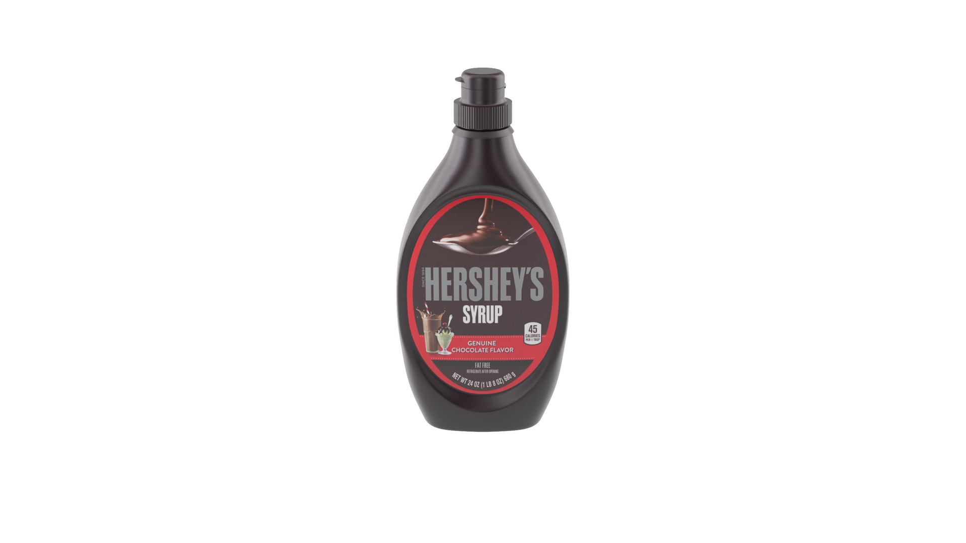 3D Chocolate Syrup Bottle - TurboSquid 2364929