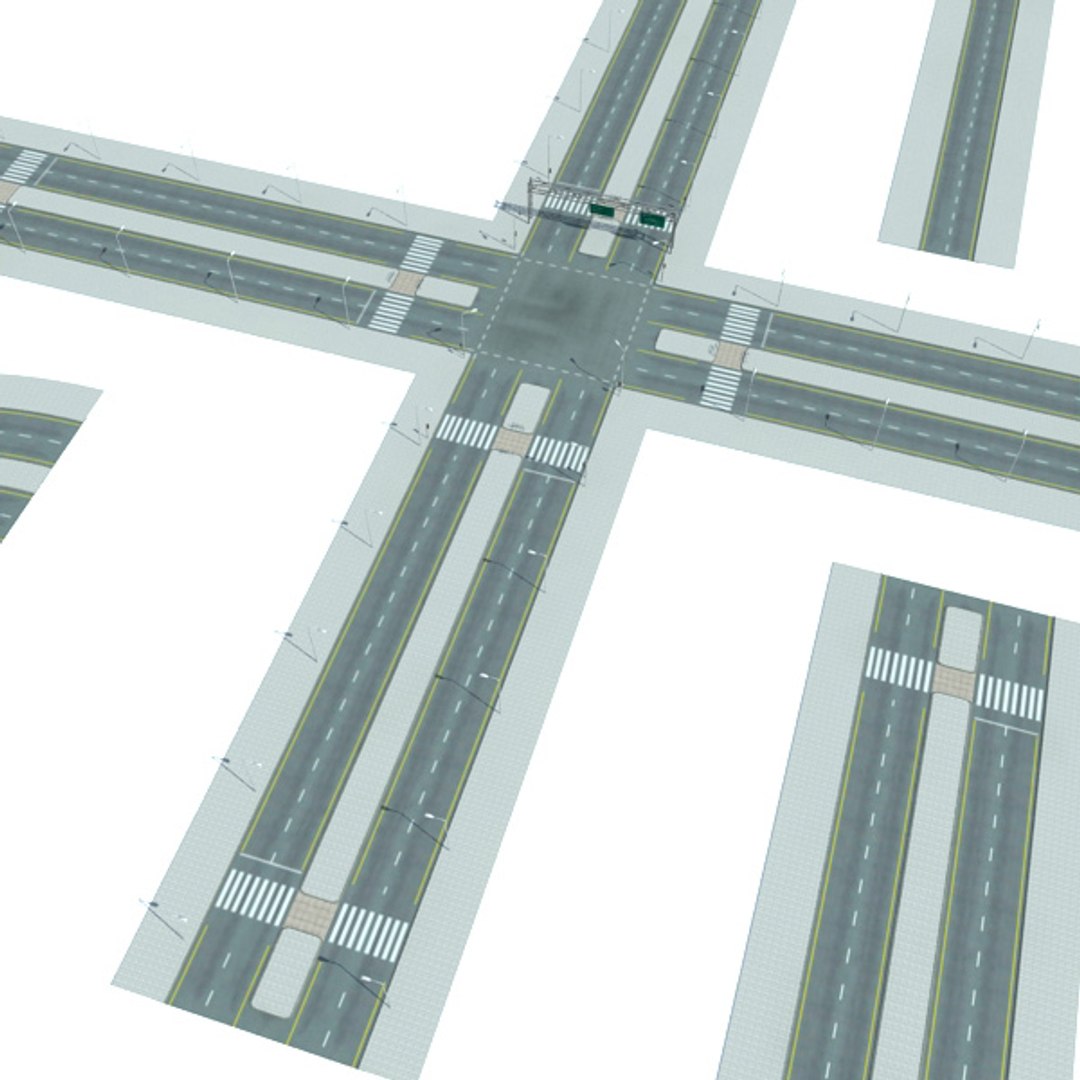 Streets Roads Highways Collections 3d Max
