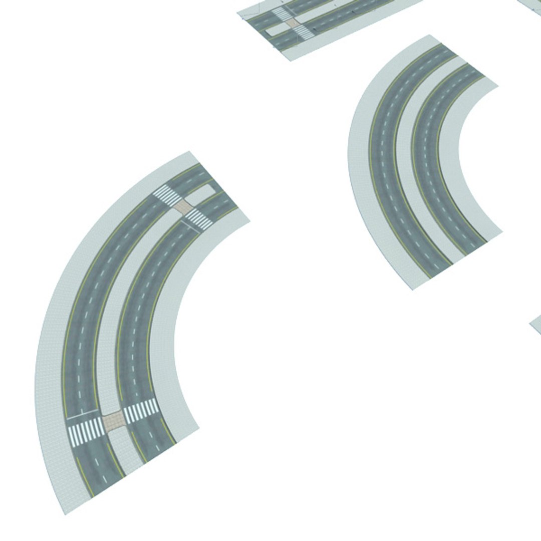 Streets Roads Highways Collections 3d Max