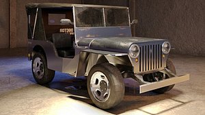 Philippine Owner-Type Jeep  3D Model 3D model