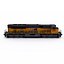 Union Pacific GE EMD and Big Boy X 4014 Steam Locomotive with Coal Hopper Oil and Container Carriage