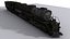 Union Pacific GE EMD and Big Boy X 4014 Steam Locomotive with Coal Hopper Oil and Container Carriage