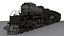 Union Pacific GE EMD and Big Boy X 4014 Steam Locomotive with Coal Hopper Oil and Container Carriage