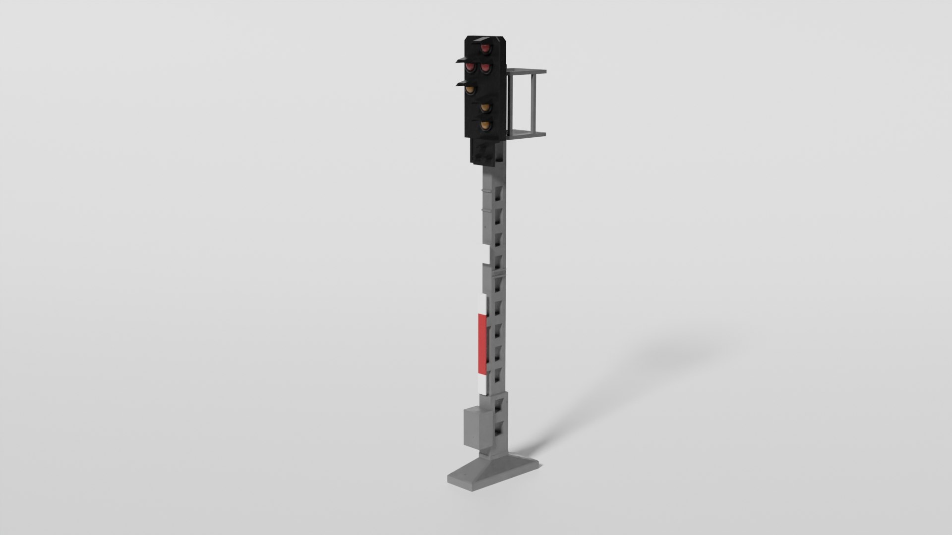 Railway Exit Signal 3D Model - TurboSquid 2050936