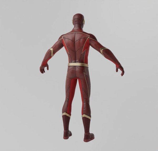 3D model Flash Lowpoly Rigged - TurboSquid 2033898
