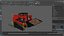 Skid Steer Loader with Operator and Soil Load Rigged for Maya